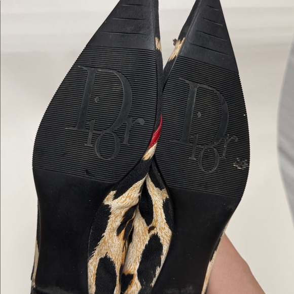 Authentic vintage Christian Dior leopard boots 38.5 john galliano - Picture 8 of 17